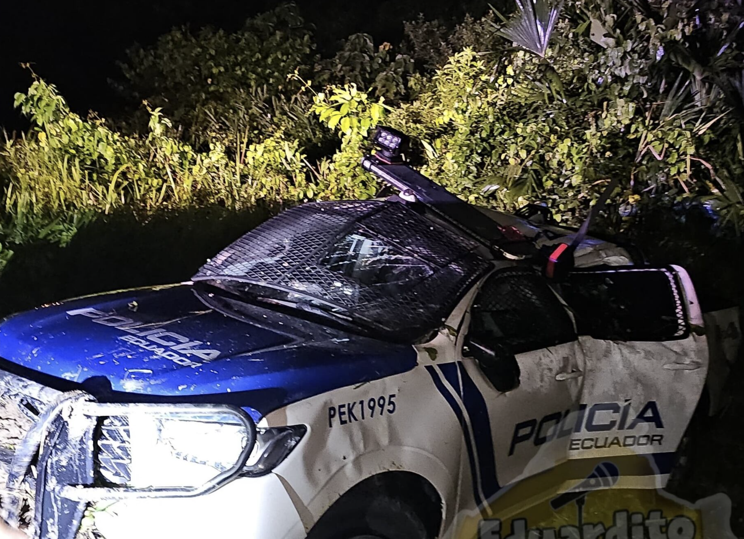 Dos policías heridos en siniestro de tránsito de patrullero en Orellana ...